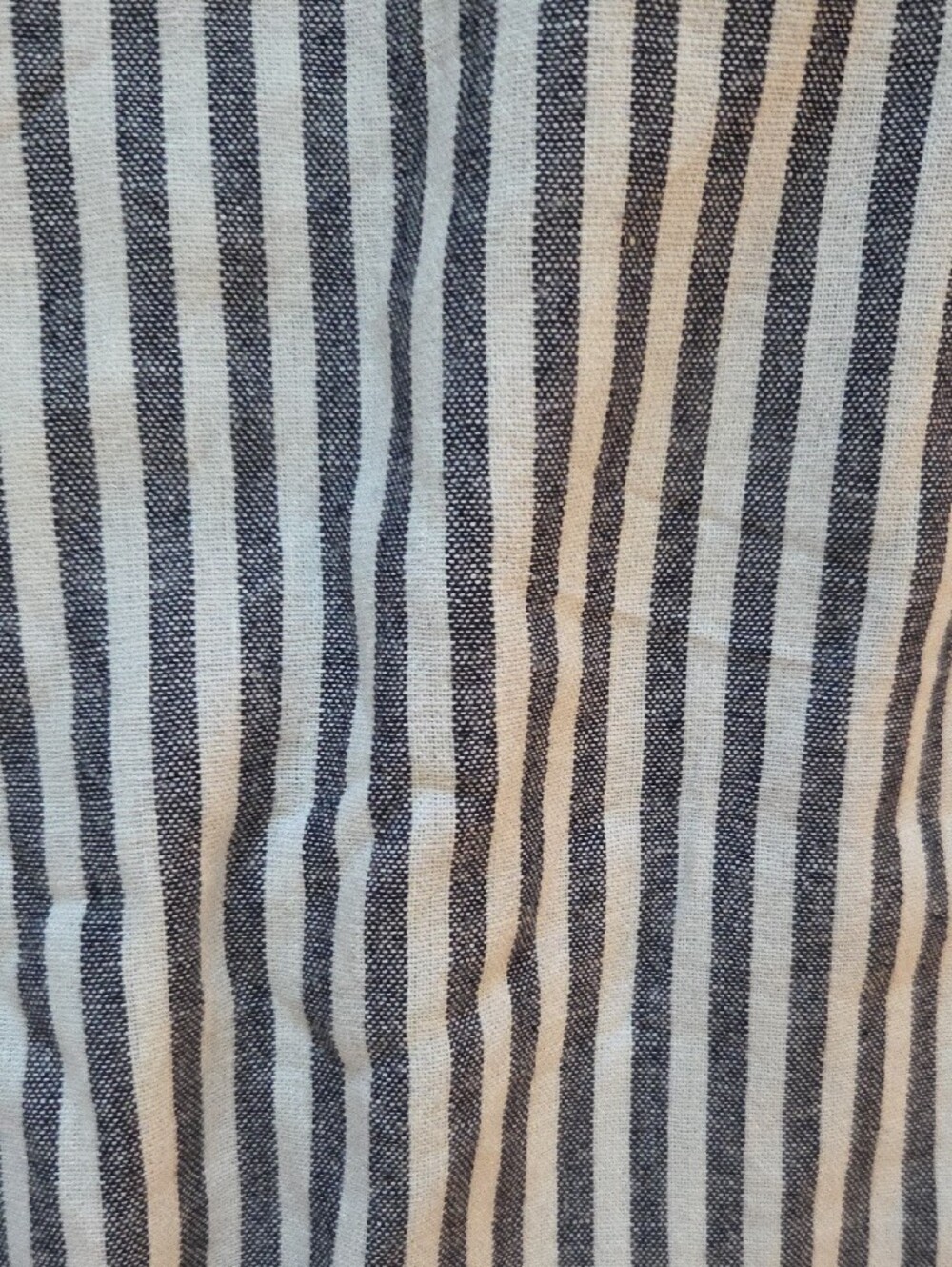 Caslon Navy and White Striped Cropped Drawstring Pants - Picture 5 of 6